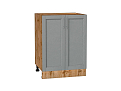 Шкаф нижний с 2-мя дверцами Сканди (816х600х480) Дуб Вотан/grey softwood