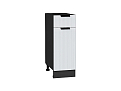Шкаф нижний с 1-ой дверцей и ящиком Евро Лайн (816х300х478) graphite/Белый
