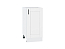 Шкаф нижний с 1-ой дверцей Лофт (816х400х480) Белый/Super White