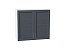 Шкаф верхний с 2-мя дверцами Сканди (716х800х318) Белый/Graphite Softwood