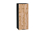 Шкаф верхний с 1-ой дверцей Флэт (920х350х318) Graphite/Wotan Oak 2S