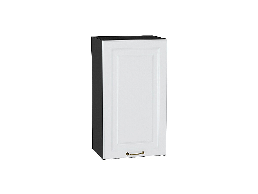 Шкаф верхний с 1-ой дверцей Ницца (716х400х318) graphite/Белый