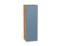 Шкаф верхний с 1-ой дверцей Фьюжн (920х300х320) Дуб Вотан/silky blue