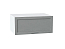 Шкаф верхний горизонтальный глубокий Сканди (358х800х576) Белый/Grey Softwood