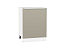 Шкаф нижний с 1-ой дверцей Фьюжн (816х600х480) Белый/Silky Grey