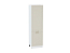Шкаф пенал с 2-мя дверцами Ницца (2132х600х574) Белый/Агат