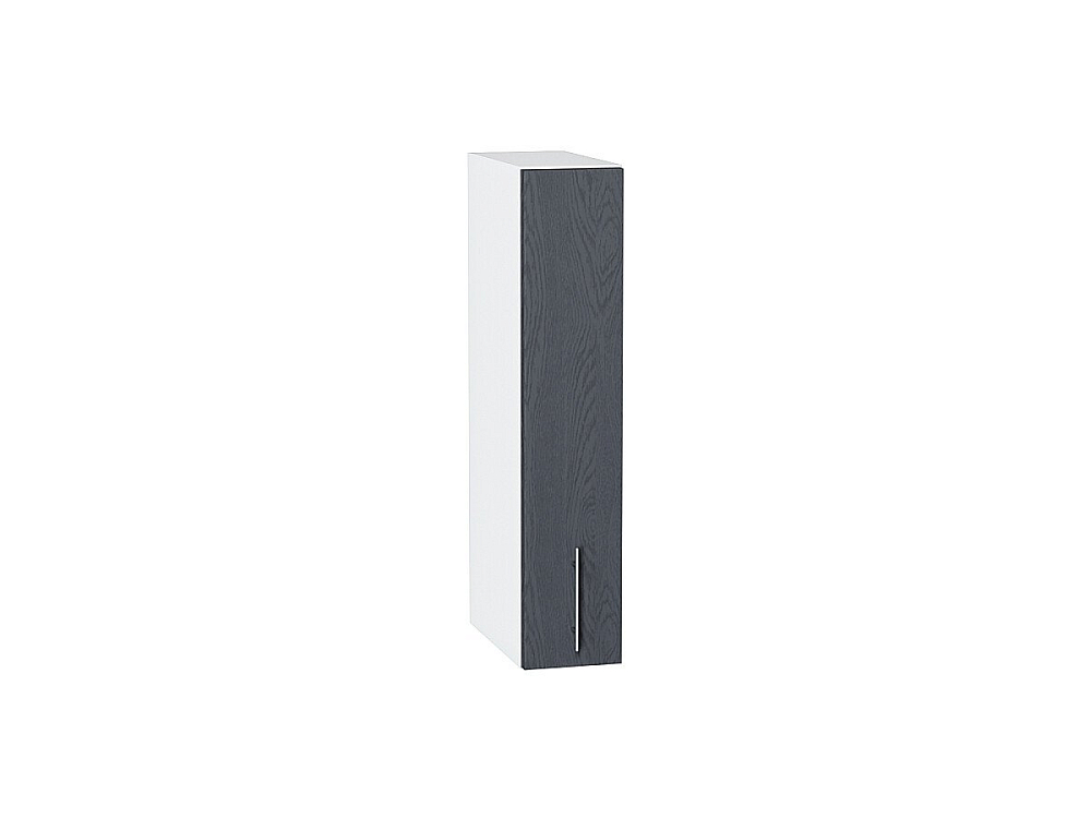 Шкаф верхний бутылочница Сканди (716х150х320) Белый/graphite softwood