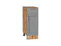 Шкаф нижний с 1-ой дверцей и ящиком Сканди (816х300х480) Дуб Вотан/grey softwood