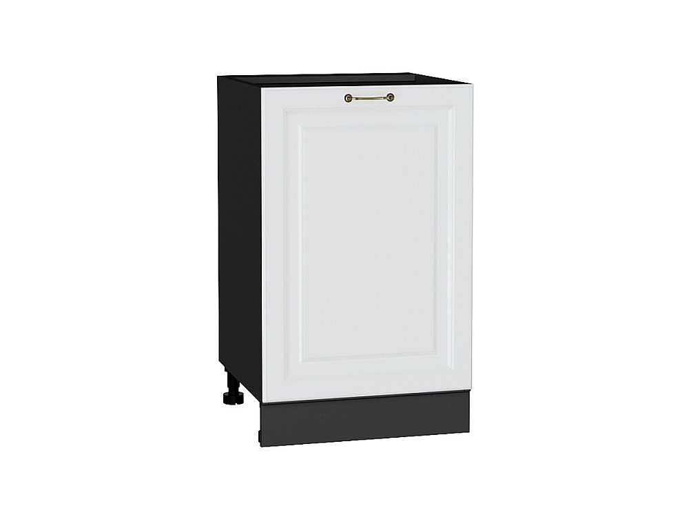 Шкаф нижний с 1-ой дверцей Ницца (816х500х478) graphite/Белый