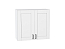 Шкаф верхний с 2-мя дверцами Лофт (716х800х320) Белый/Super White