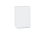 Шкаф верхний с 1-ой дверцей Фьюжн (716х500х320) Белый/Silky White