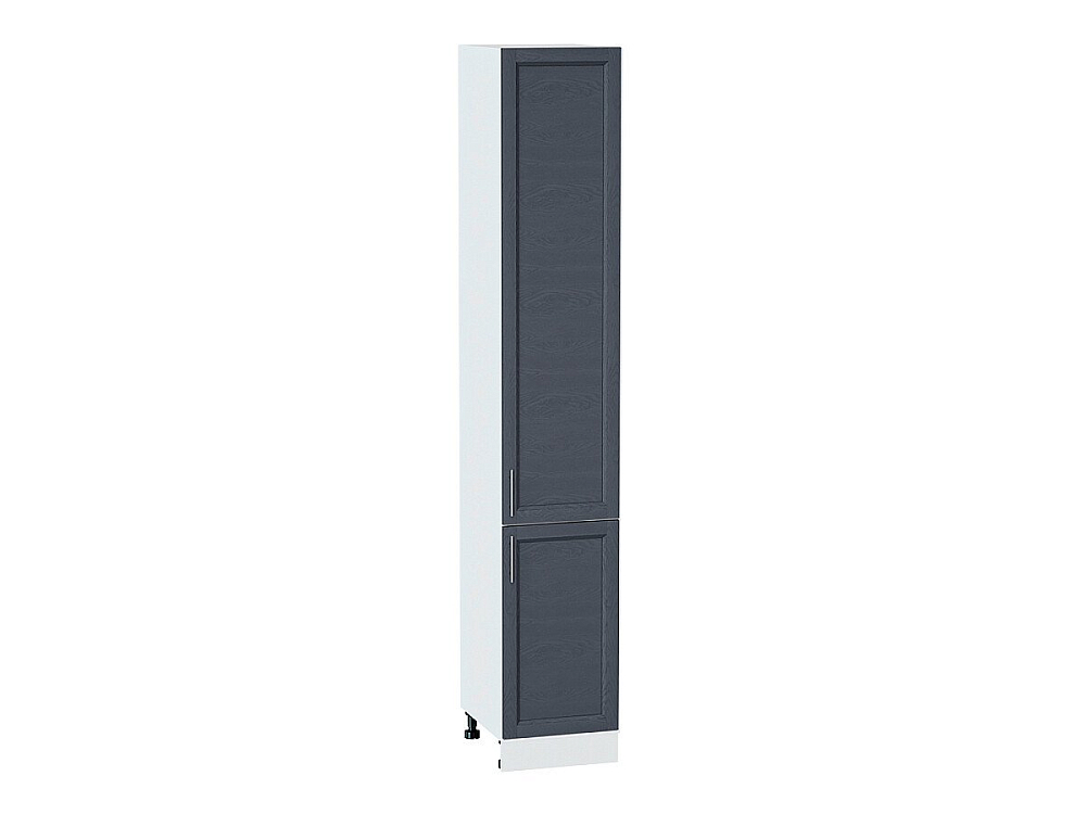 Шкаф пенал с 2-мя дверцами Сканди 400Н (для верхних шкафов высотой 920) (2336х400х576) Белый/graphite softwood