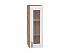 Шкаф верхний с 1-ой остекленной дверцей Лофт (920х300х320) Дуб Вотан/Super White