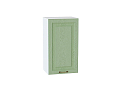 Шкаф верхний с 1-ой дверцей Ницца (716х400х318) Белый/Дуб оливковый