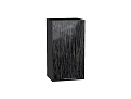 Шкаф верхний с 1-ой дверцей Валерия-М (716х400х318) graphite/Черный металлик дождь