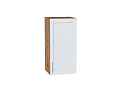 Шкаф верхний с 1-ой дверцей Сканди (716х350х320) Дуб Вотан/white softwood