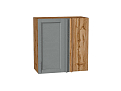 Шкаф верхний прямой угловой Сканди (716х700х345) Дуб Вотан/grey softwood