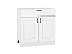Шкаф нижний с 2-мя дверцами и ящиком Лофт (816х800х480) Белый/Super White