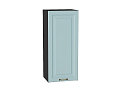 Шкаф верхний с 1-ой дверцей Ницца (920х400х318) graphite/Голубой