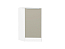 Шкаф нижний торцевой Фьюжн (816х296х554) Белый/Silky Grey