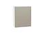 Шкаф верхний с 1-ой дверцей Фьюжн (716х600х320) Белый/Silky Grey