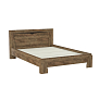 Кровать 33.08 - 01 Лючия c настилом (1400) Кейптаун/венге