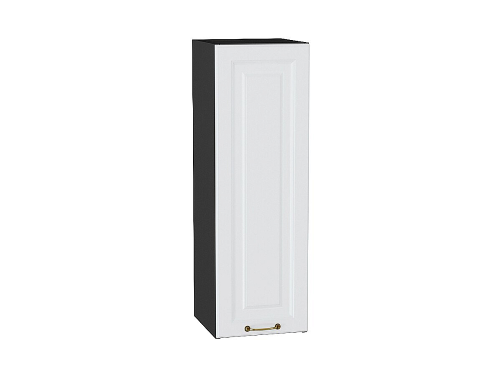 Шкаф верхний с 1-ой дверцей Ницца (920х300х318) graphite/Белый