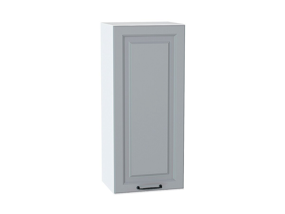 Шкаф верхний с 1-ой дверцей Ницца (920х400х318) Белый/magnum