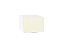 Шкаф верхний горизонтальный глубокий Терра (358х500х574) Белый/Ваниль софт