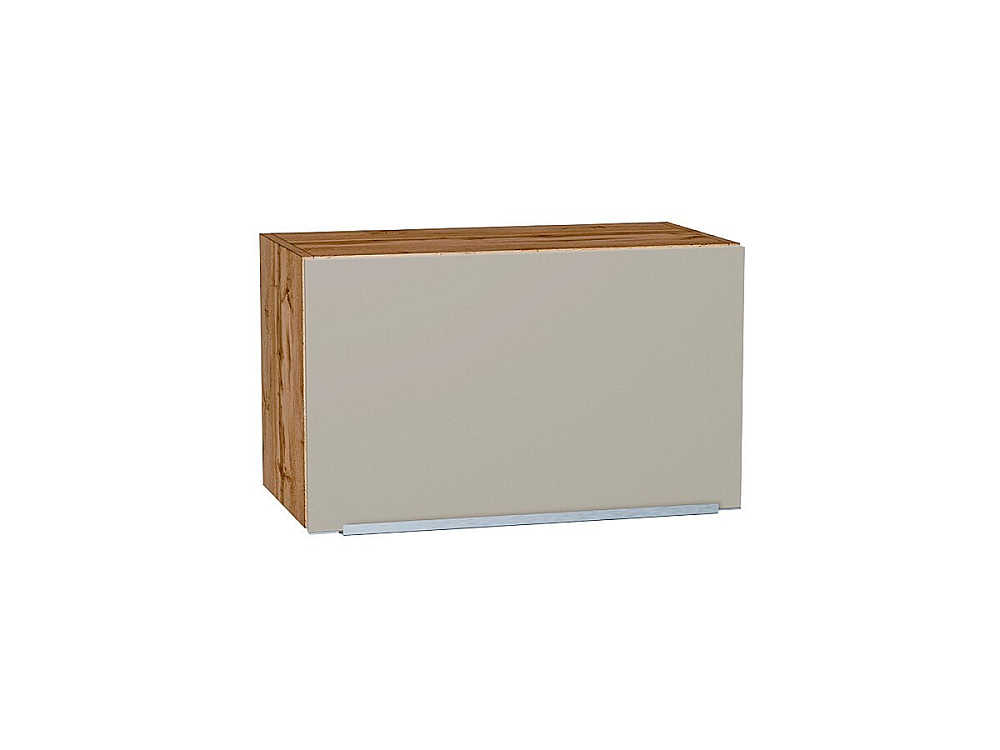 Шкаф верхний горизонтальный Фьюжн (358х600х320) Дуб Вотан/silky grey