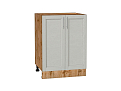 Шкаф нижний с 2-мя дверцами Сканди (816х600х480) Дуб Вотан/cappuccino softwood
