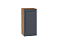 Шкаф верхний с 1-ой дверцей Сканди (716х350х320) Дуб Вотан/Graphite Softwood