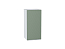 Шкаф верхний с 1-ой дверцей Фьюжн (716х350х320) Белый/Silky Mint