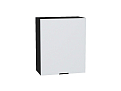 Шкаф верхний с 1-ой дверцей Евро (716х600х318) graphite/Белый