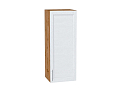 Шкаф верхний с 1-ой дверцей Сканди (920х350х320) Дуб Вотан/white softwood
