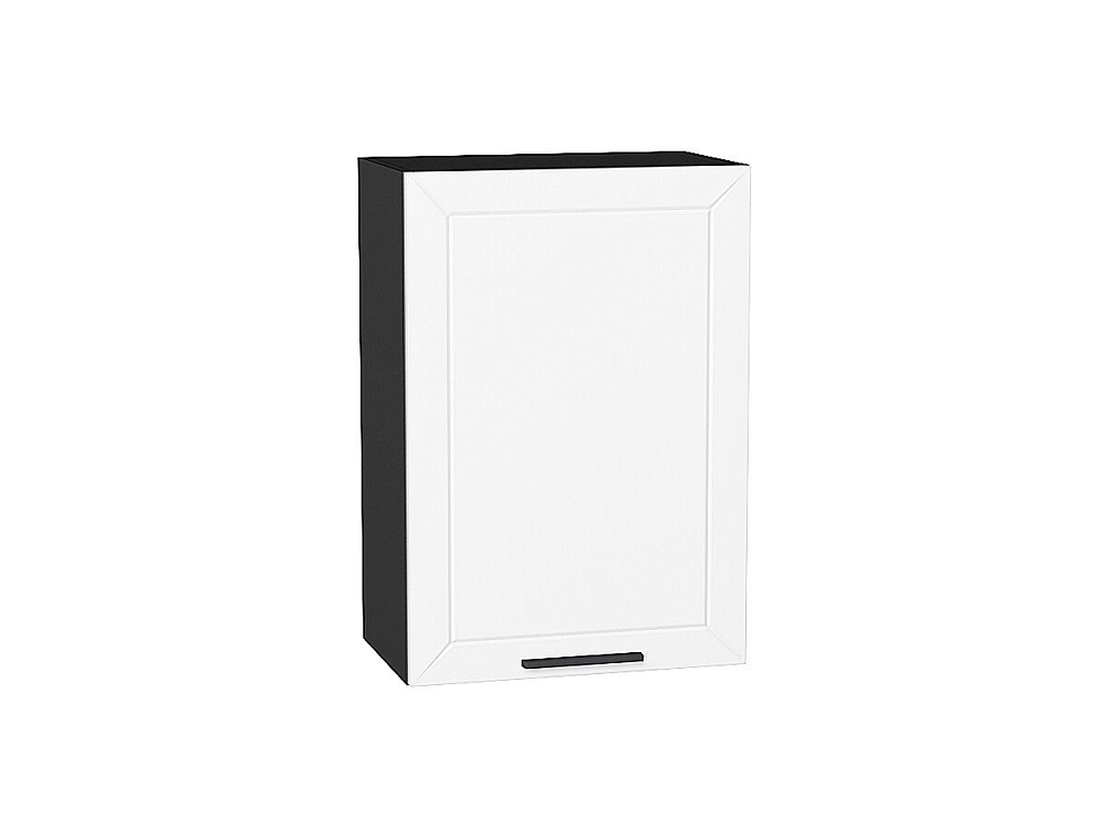 Шкаф верхний с 1-ой дверцей Глетчер (716х500х318) graphite/Айленд Силк