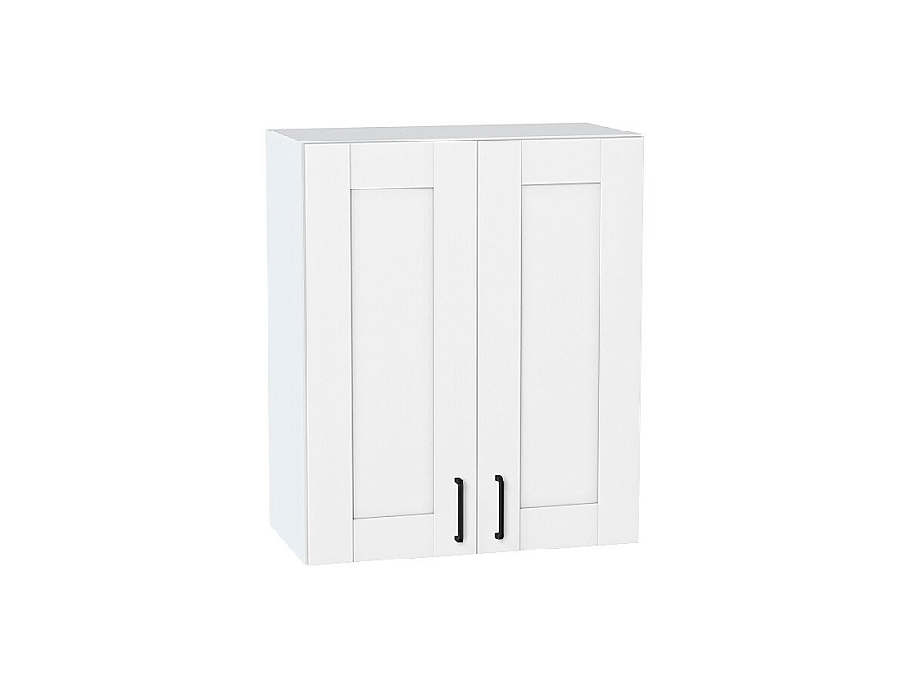 Шкаф верхний с 2-мя дверцами Лофт (716х600х320) Белый/super white