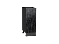 Шкаф нижний с 1-ой дверцей Валерия-М (816х300х478) graphite/Черный металлик дождь