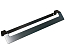 Ручка торцевая мебельная СТ-3 (188х40х15) Матовый черный