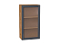 Шкаф верхний с 1-ой остекленной дверцей Сканди (920х500х320) Дуб Вотан/Graphite Softwood