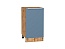 Шкаф нижний с 1-ой дверцей Фьюжн (816х450х480) Дуб Вотан/Silky Blue