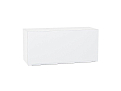 Шкаф верхний горизонтальный Фьюжн (358х800х320) Белый/silky white