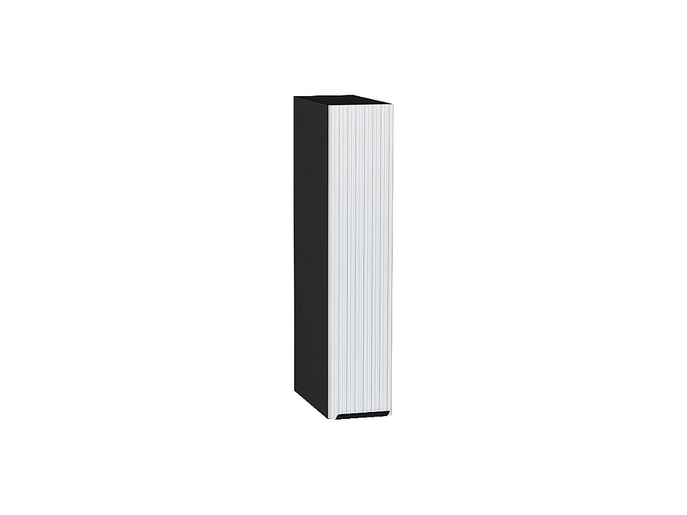 Шкаф верхний бутылочница Евро Лайн (716х150х318) graphite/Белый