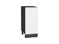 Шкаф нижний с 1-ой дверцей Фьюжн (816х350х480) graphite/silky white