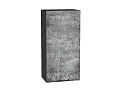 Шкаф верхний с 1-ой дверцей Флэт (920х450х318) graphite/temple stone 2s