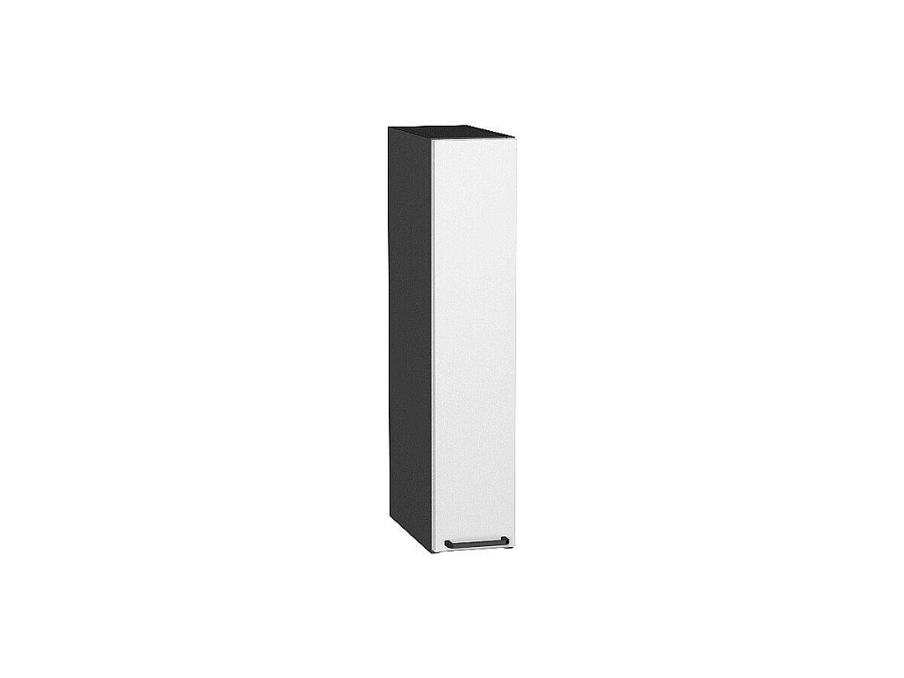 Шкаф верхний бутылочница Флэт (716х150х318) graphite/white in 2s