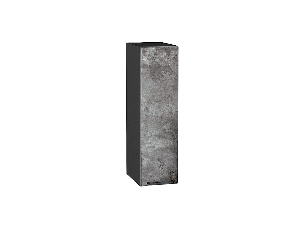 Шкаф верхний бутылочница Флэт (716х200х318) graphite/temple stone 2s