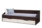Кровать Фея - 3 (симметричная) (2000х900) Венге/вудлайн кремовый