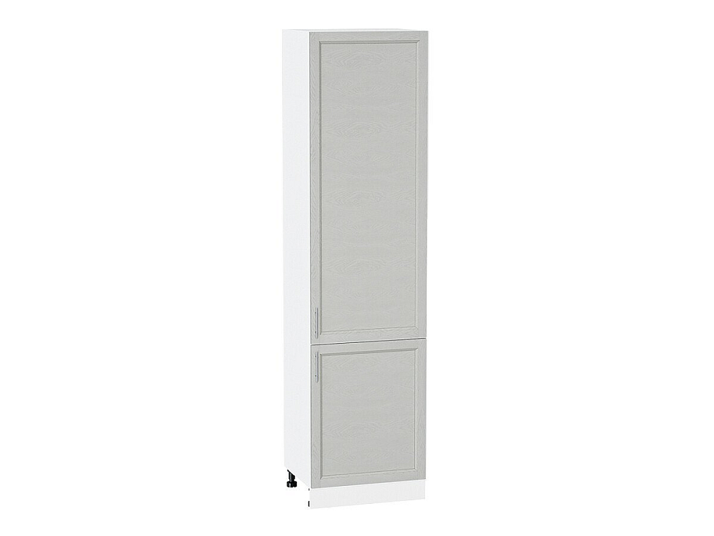 Шкаф пенал с 2-мя дверцами Сканди 600Н (для верхних шкафов высотой 920) (2336х600х576) Белый/cappuccino softwood
