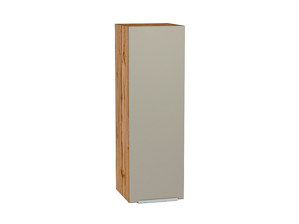 Шкаф верхний с 1-ой дверцей Фьюжн (920х300х320) Дуб Вотан/silky grey